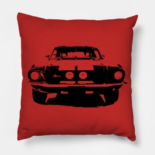 Mustang Front view Pillow