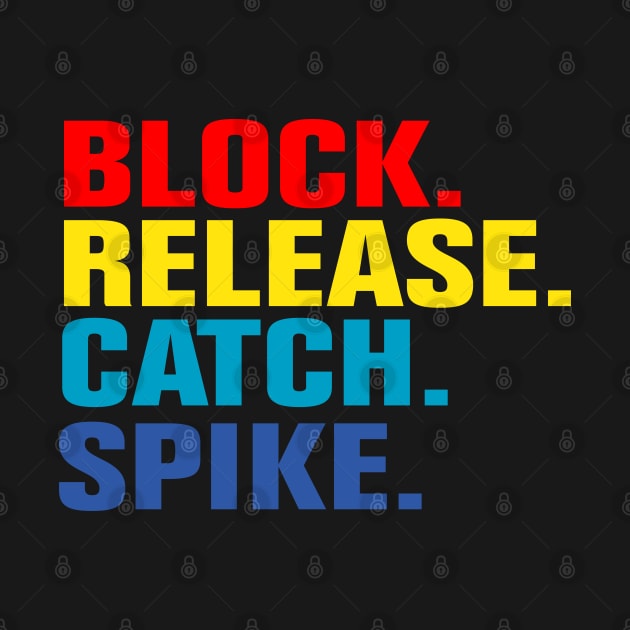 Block Release Catch Spike by EmmaShirt