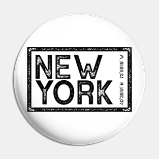 NEW YORK Pin