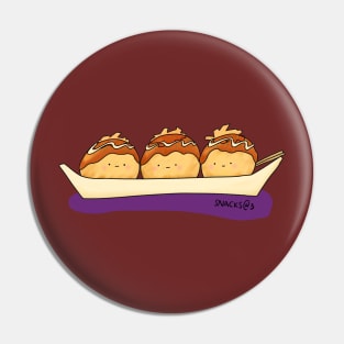 The Takoyaki Triplets Pin