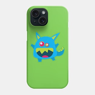 Blue Paper Monster! Phone Case