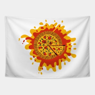 Pizza is love Tapestry