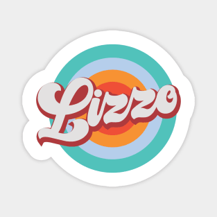 Color Circle With Name Lizzo Magnet