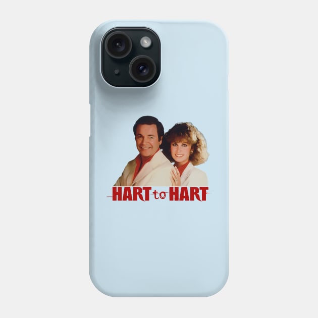 Hart to Hart -  Robert Wagner, Stefanie Powers - 80s Tv Show Phone Case by wildzerouk