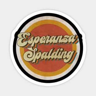 circle vintage Esperanza Spalding Magnet