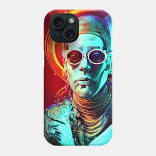 DJ deejay techno in rave cyberpunk steampunk music Phone Case