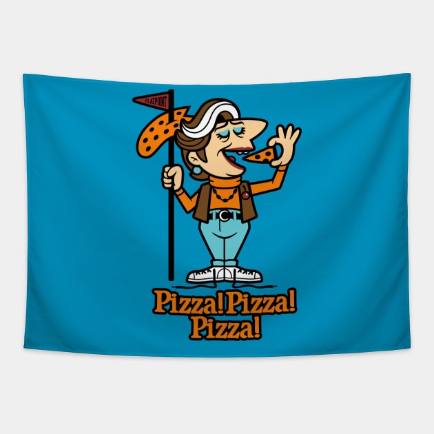 Pizza! Pizza! Pizza! Tapestry by harebrained