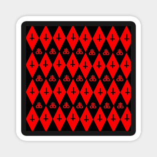 Satanic pattern Magnet