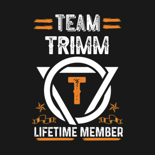 Team trimm Lifetime Member, Family Name, Surname, Middle name T-Shirt