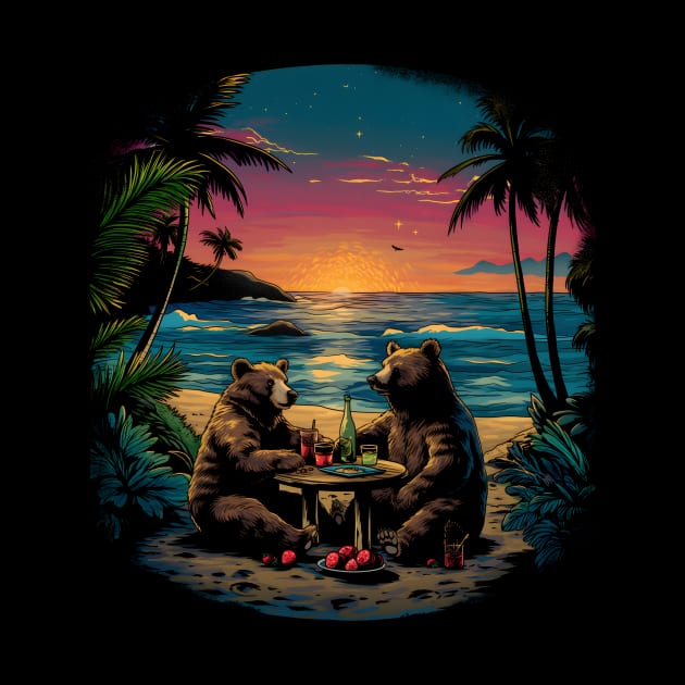 Beach Bears by Bear Face Studios