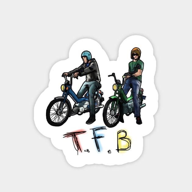 The Frontbottoms Motorcycle Club 2 Magnet by tan-trundell