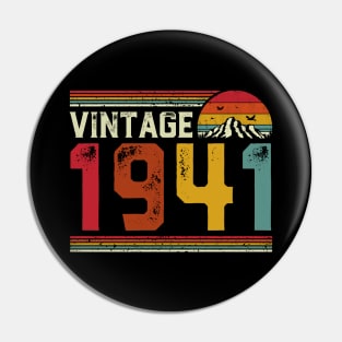 Vintage 1941 Birthday Gift Retro Style Pin