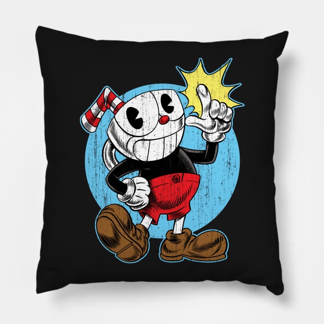 CUPHEAD Pillow by RynoArts