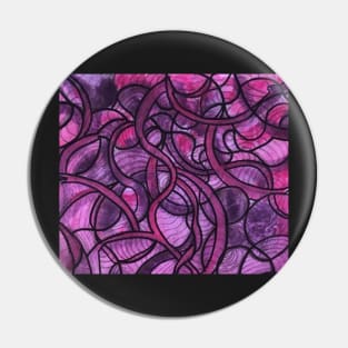 Purple Dayz Abstract patterned print Pin