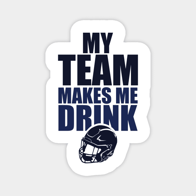 NFL Dallas Cowboys Drink Magnet by SillyShirts