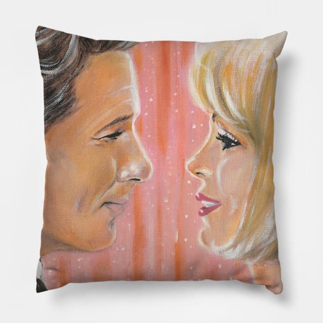 Pretty Woman Pillow by Svetlana Pelin