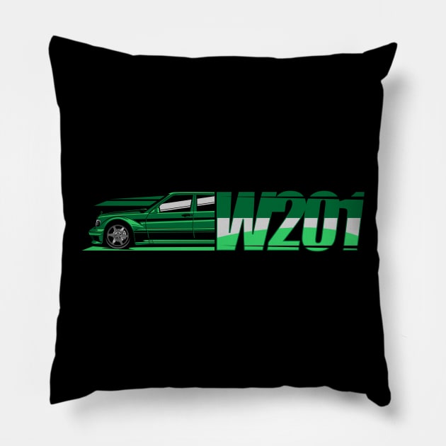 Mercedes Benz W201 Pillow by aredie19