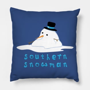 Southern Snowman Pillow