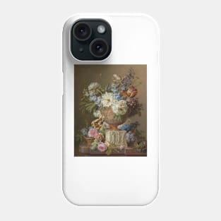 Flower Still-life with an Alabaster Vase Phone Case