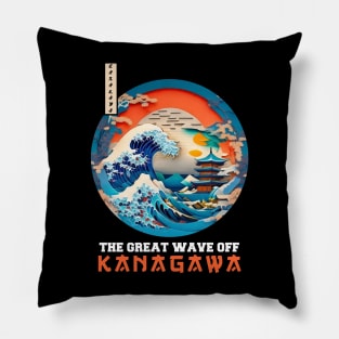 The Great Wave Off Kanagawa Pillow