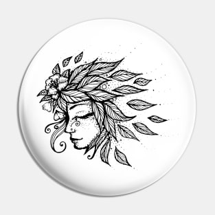 Nature Goddess Pin