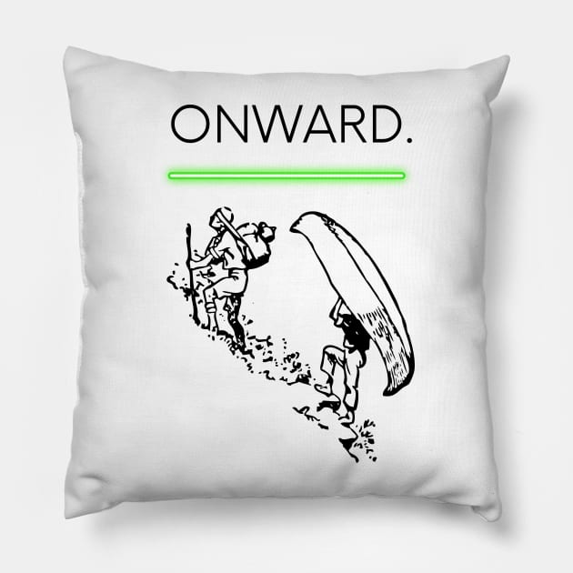 Onward Pillow by I'm Speaking Now