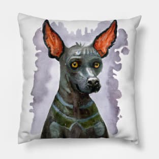 Xoloitzcuintli Watercolor - Dog Lovers Pillow