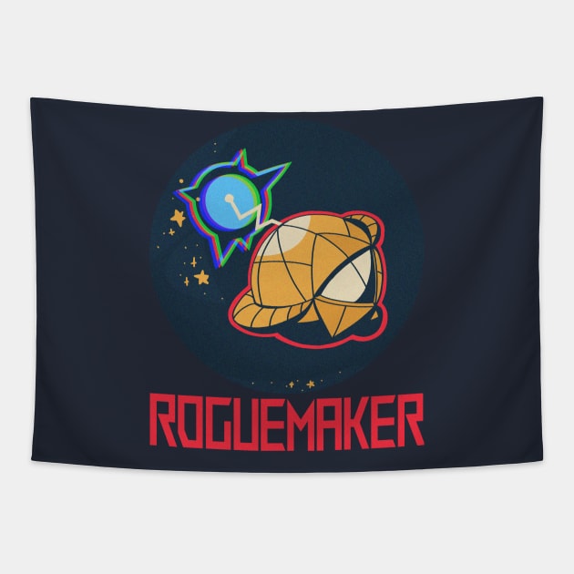 ROGUEMAKER Logo + Title Tapestry by ROGUEMAKER: A Science Fiction Podcast