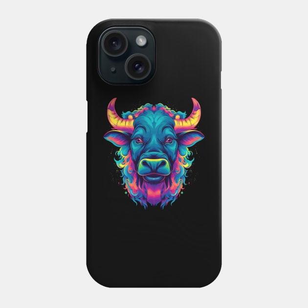 Water Buffalo Smiling Phone Case by JH Mart