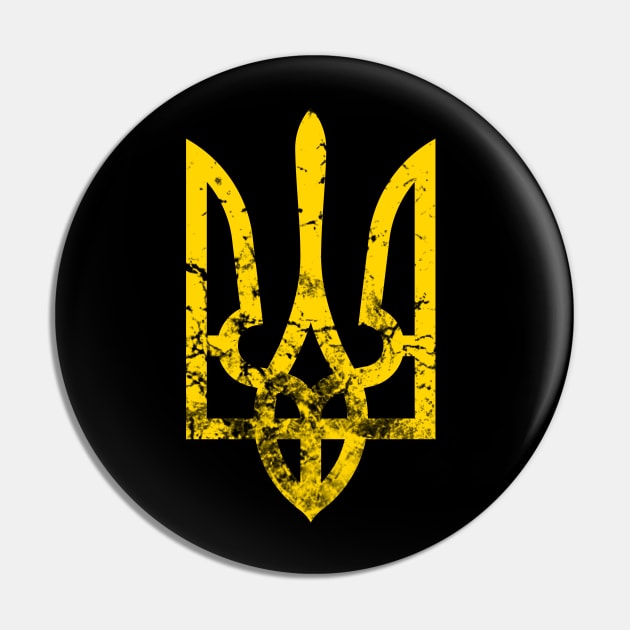 Ukrainian Trident Pin by Scar