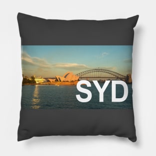 Sydney Harbour bridge and opera House Pillow