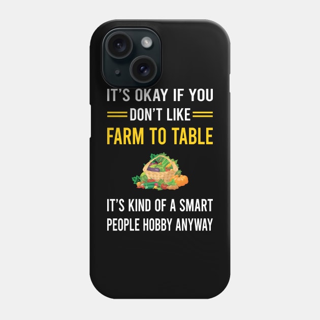 Smart People Hobby Farm To Table Phone Case by Good Day