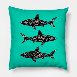 Shiver of sharks Pillow