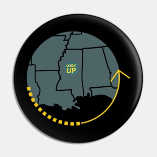 Look Up Mississippi Pin