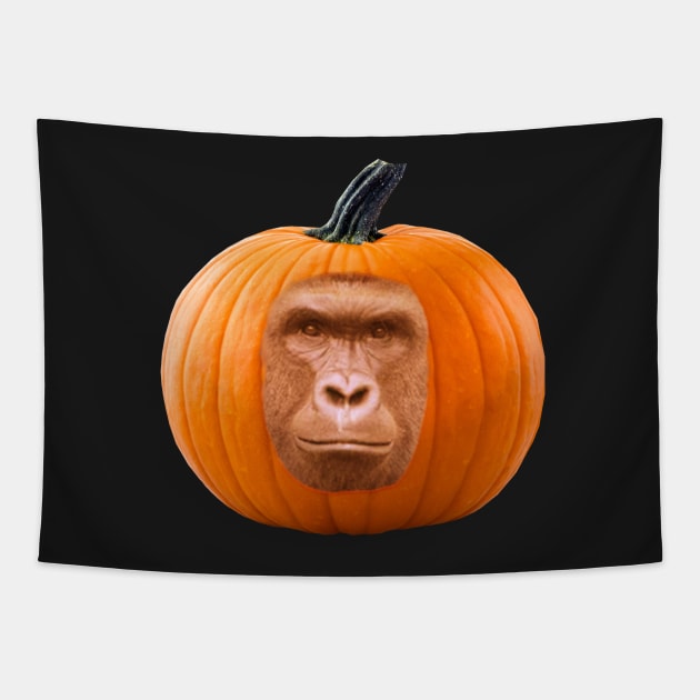 Pumpkin Spice Harambe Tapestry by CincinnatiZoo