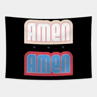 Amen and amen Tapestry