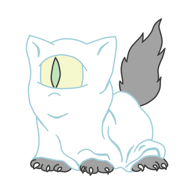 Halloween Meowclops Ghost Neopets by breaxnna