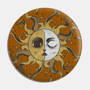 sun and moon Pin