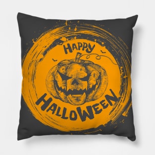 Halloween Scary Evil Pumpkin Funny Pumpkin Head Pillow