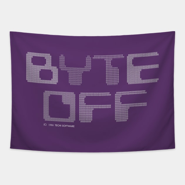 Stranger Things Byte Off Tapestry by ChristopherDesigns