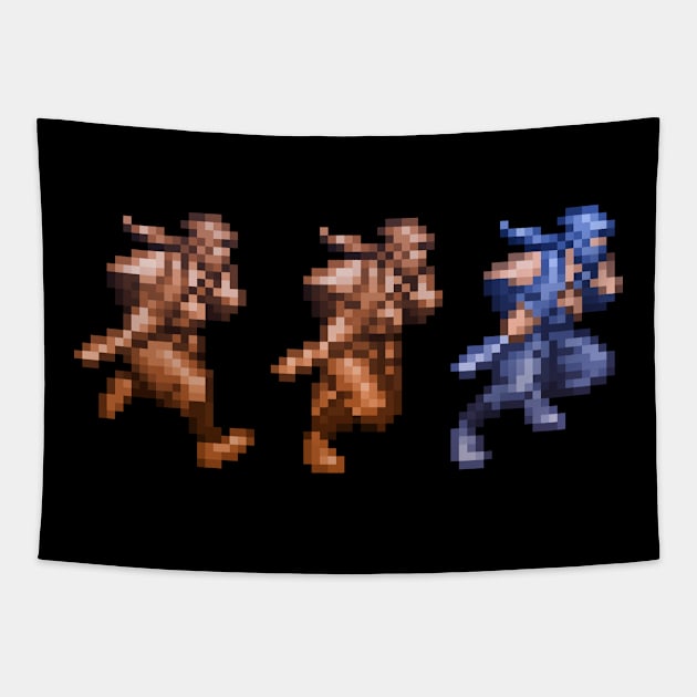 Ninja Shadows Tapestry by Kari Likelikes