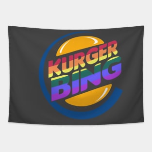 Kurger Bing LGBTQ Logo Tapestry