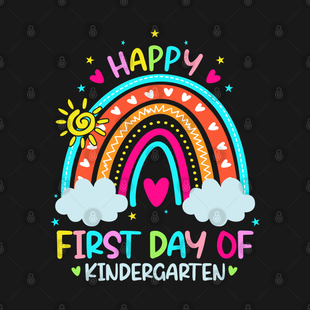 First Day of Kindergarten Rainbow Back To School by WildFoxFarmCo