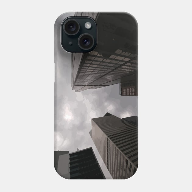 Tower in the city. Phone Case by someartworker