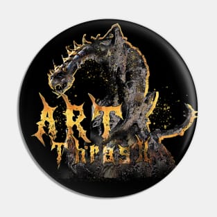 Art Thrash Dragon Pin