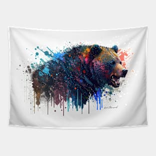 Grizzly Bear Tapestry