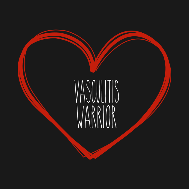 Vasculitis Warrior Heart Support by MerchAndrey