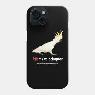 CB Cockatoo velociraptor Phone Case