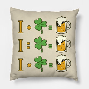 Beer Irish Day Pillow