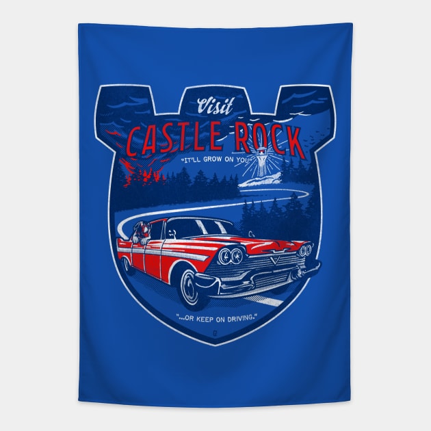 Visit Castle Rock Tapestry by GiMETZCO!